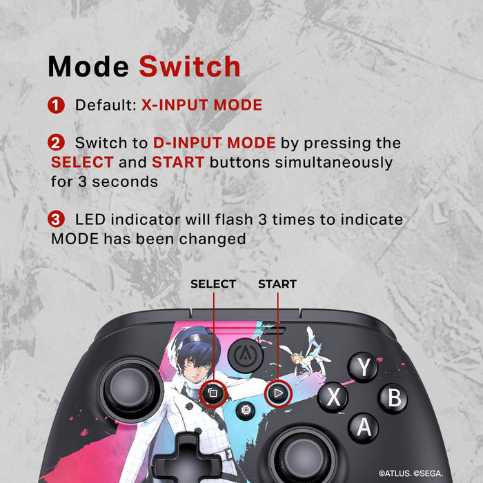 PowerA Battle Dragon Wireless Controller for PC - Metaphor Refantazio Protagonist & Gallica