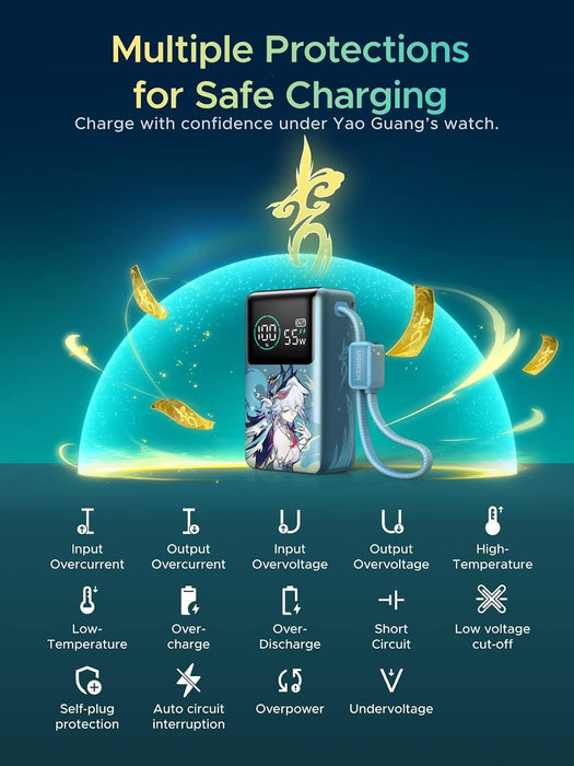 UGreen 10000mAh 55W Fast Charging Power Bank (Star Rail co-branded) (3C Version) [PB727/75701SR]