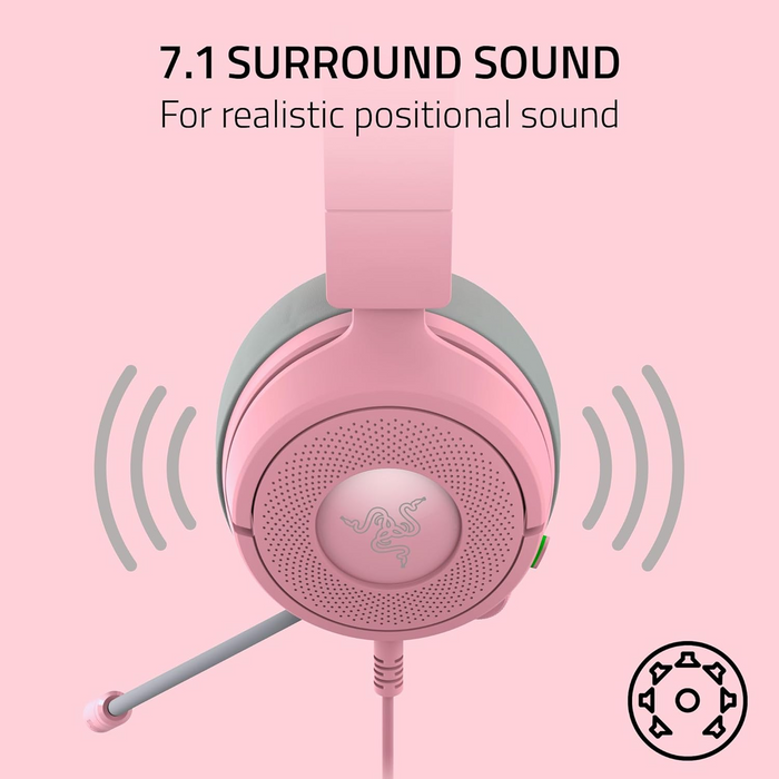 Razer Kraken Kitty V3 X Wired Kitty Gaming Headset