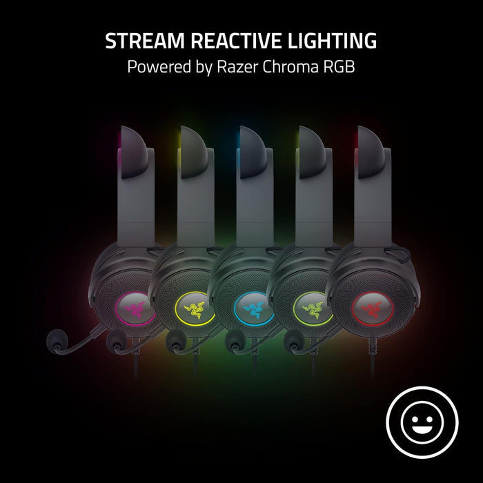 Razer Kraken Kitty V2 Pro RGB Headset with Interchangeable Ears