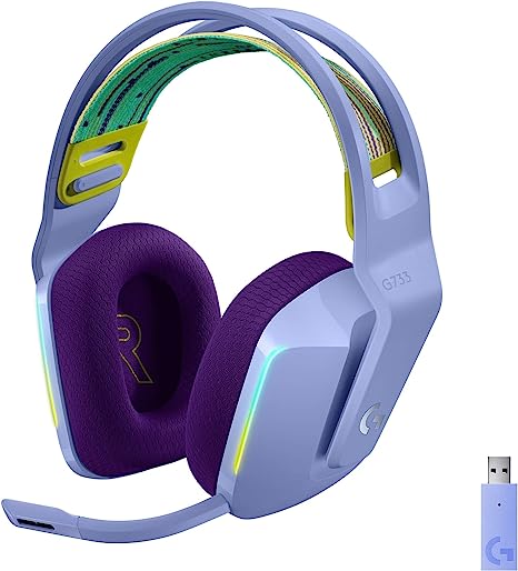 Logitech Wireless G733 Lightspeed RGB Gaming Headset - Lilac