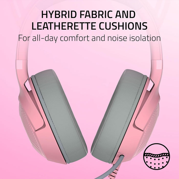 Razer Kraken Kitty V2 USB Headset with RGB Kitty Ears