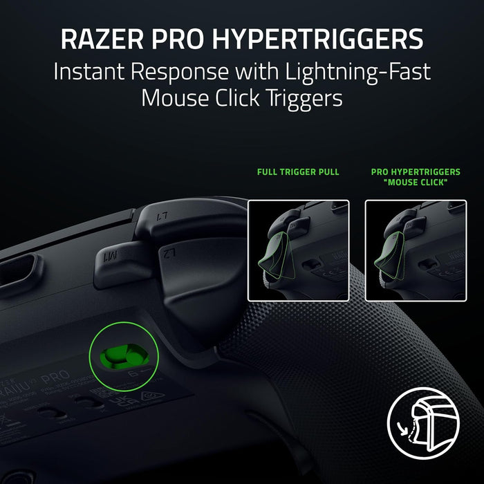 Razer Raiju V3 Pro Wireless Gaming Controller (PS5/PC) - Black [06-05580100-R3UA]