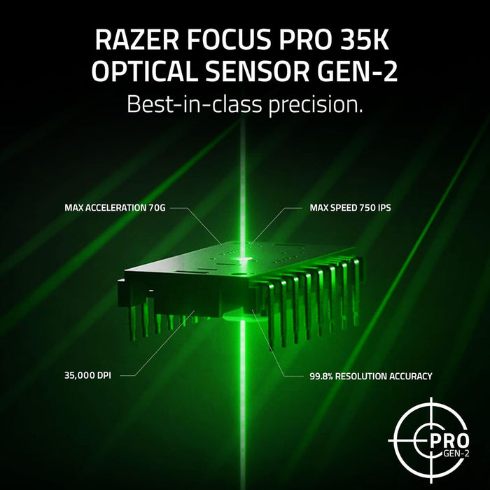 Razer Wireless Viper V3 Pro  Ultra-Lightweight HS E-Sports Mouse - Black [01-05120100-R3A1]