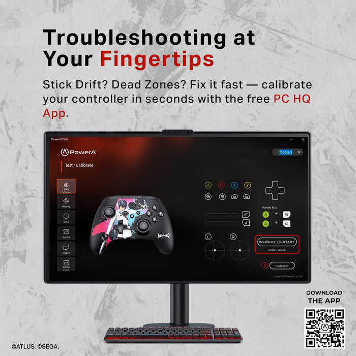 PowerA Battle Dragon Wireless Controller for PC - Metaphor Refantazio Protagonist & Gallica