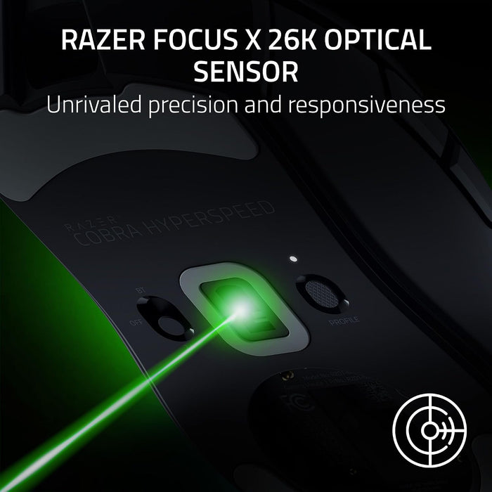 Razer Wireless Cobra HyperSpeed Lightweight Customizable Gaming Mouse - Black [01-05570100-R3A1]