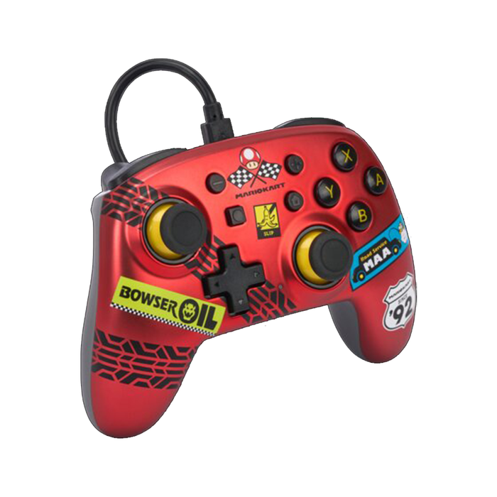 PowerA Wired Nano Controller for NS - Mario Kart Racer Red