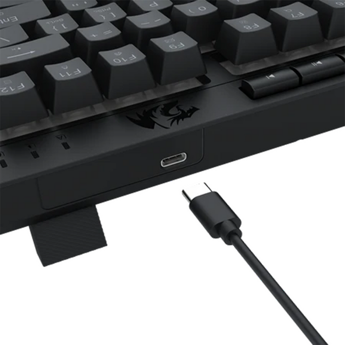 Redragon K524-RGB Wired Keyboard - Crescent Black