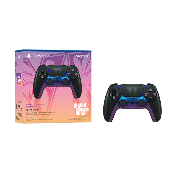 [PRE-ORDER] PlayStation Wireless DualSense Controller for PS5 - Grand Theft Auto VI Black Limited Edition [Release Date: November 19, 2026]