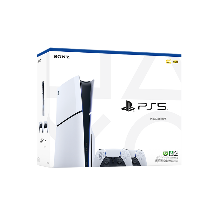 PS5 Slim Console Disc Edition Two DualSense Wireless Controllers Bundle [ASIA-00497]