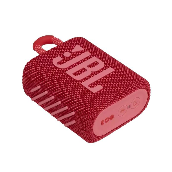 JBL GO 3 Portable Bluetooth Speaker - Red