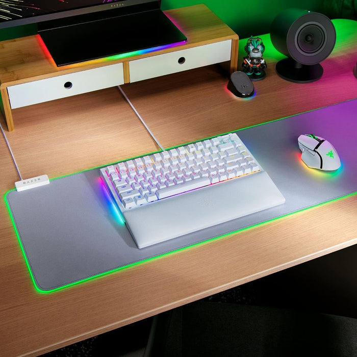 Razer BlackWidow V4 75% Hot-Swappable Mechanical Gaming Keyboard [RZ03-05001700-R3M1] - White