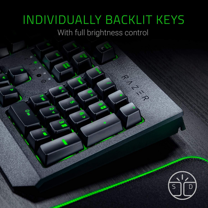 Razer BlackWidow Essential Mechanical Gaming Keyboard - Black [Green Switch]
