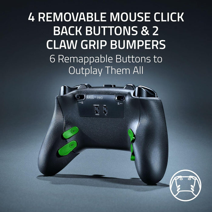 Razer Raiju V3 Pro Wireless Gaming Controller (PS5/PC) - Black [06-05580100-R3UA]