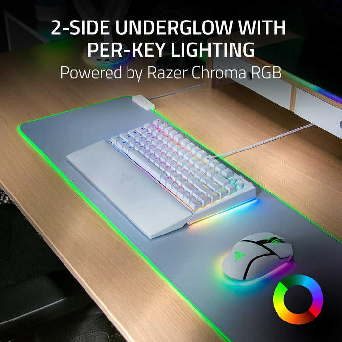 Razer BlackWidow V4 75% Hot-Swappable Mechanical Gaming Keyboard [RZ03-05001700-R3M1] - White
