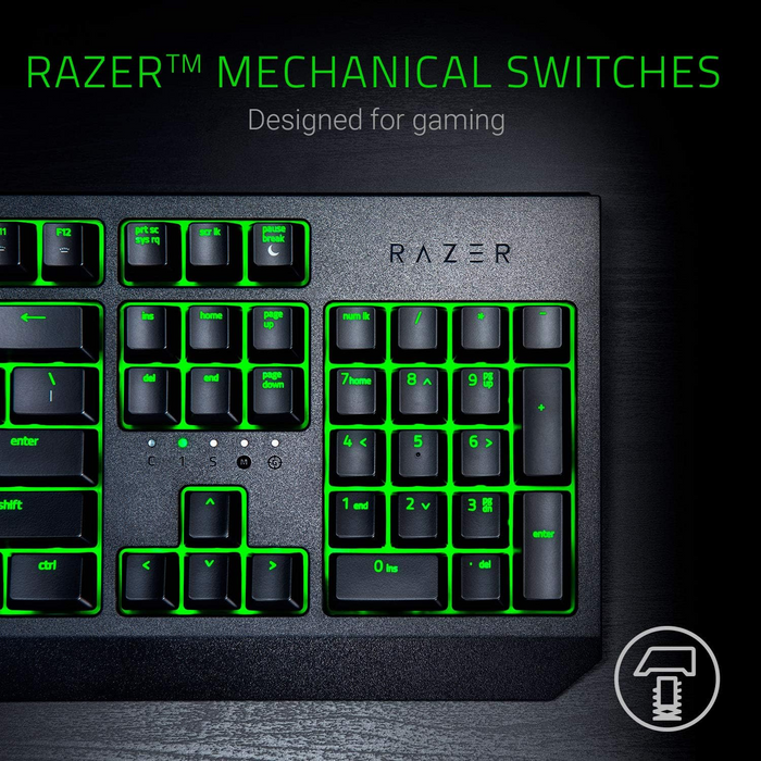 Razer BlackWidow Essential Mechanical Gaming Keyboard - Black [Green Switch]