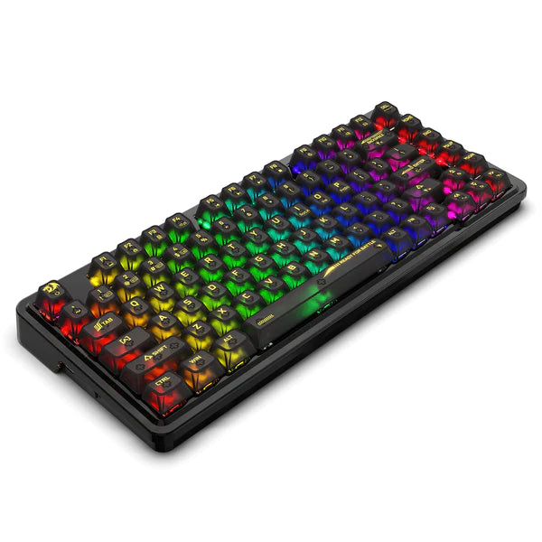 Redragon Elf Pro Wireless Crystal 75% Gasket Hot-Swappable Mechanical Keyboard