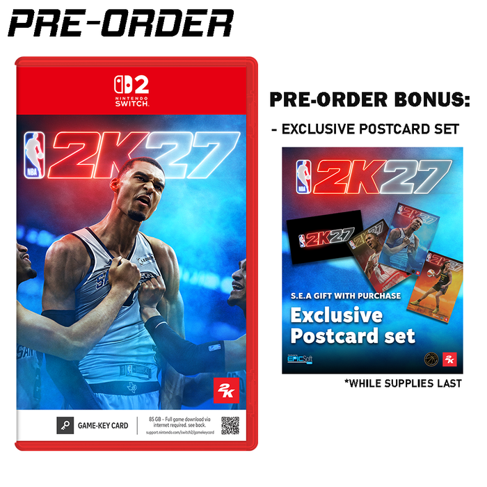 [PRE-ORDER] Nintendo Switch 2 NBA 2K27 [Release Date: September 4, 2026]