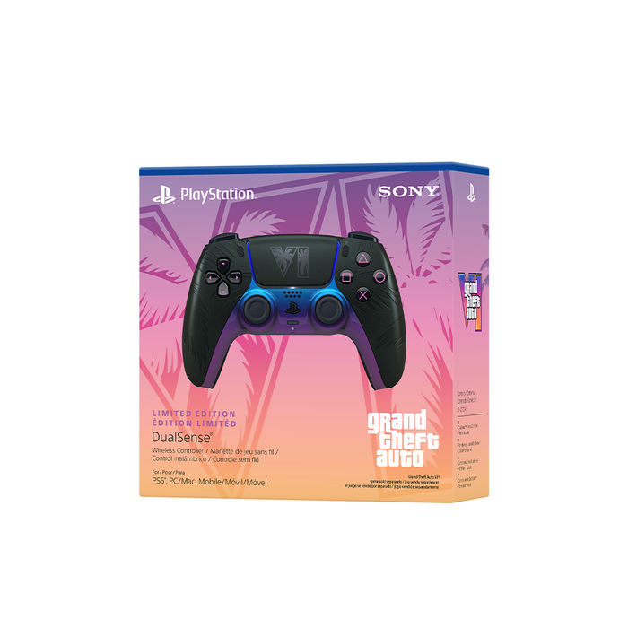 [PRE-ORDER] PlayStation Wireless DualSense Controller for PS5 - Grand Theft Auto VI Black Limited Edition [Release Date: November 19, 2026]