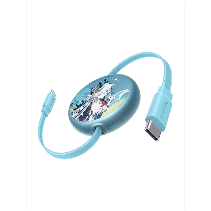 UGreen Nexode USB-C to USB-C Fast Charging Retractable Cable 1M [L531/65904SR]