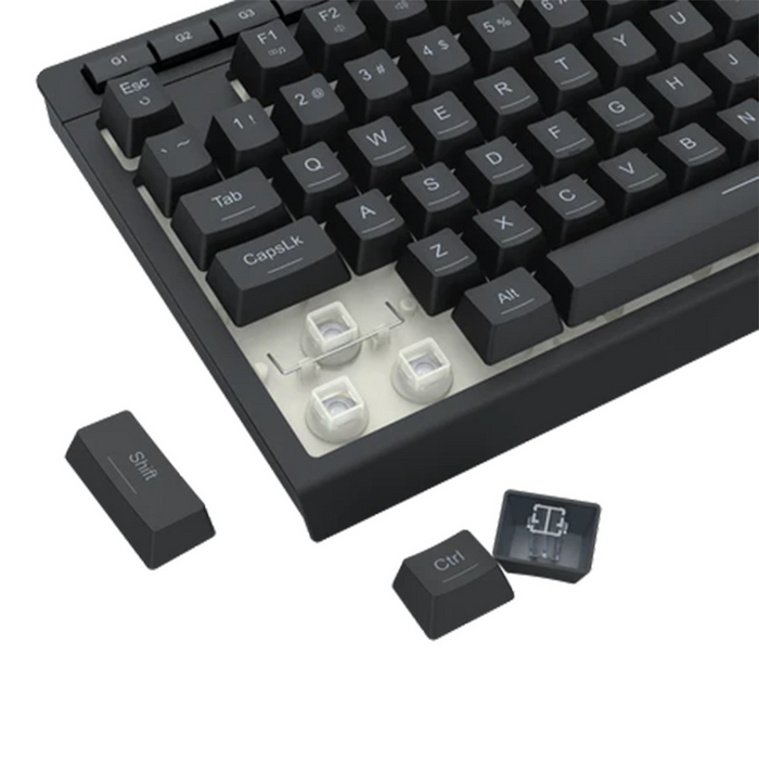 Redragon K524-RGB Wired Keyboard - Crescent Black