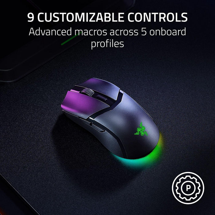 Razer Wireless Cobra HyperSpeed Lightweight Customizable Gaming Mouse - Black [01-05570100-R3A1]