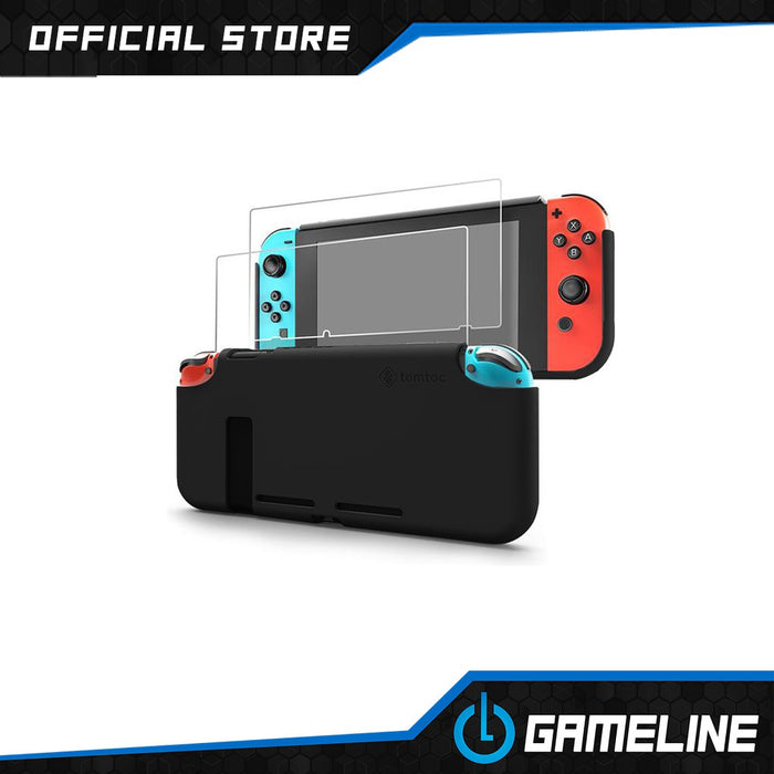 Tomtoc Liquid Silicon Case for Nintendo Switch - Black
