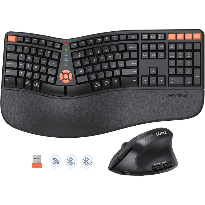 Meetion Director C2 Wireless Keyboard + Mouse - Black
