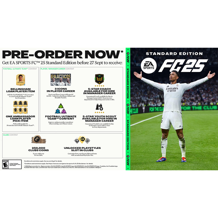 [PRE-ORDER] PS5 EA Sports FC 25 (R3) [Release Date: September 27, 2024]