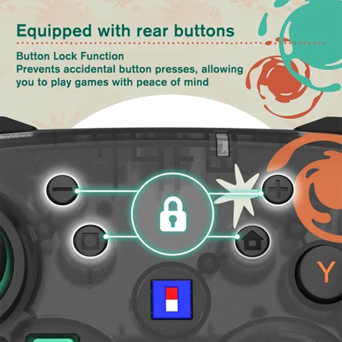 Hori Wireless Horipad Turbo for Nintendo Switch 2-Splatoon Raiders [NSX-239A]