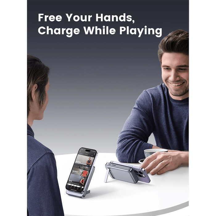 Ugreen 10000mAH Magnetic Wireless Power Bank - Space Gray [PB206/15806]