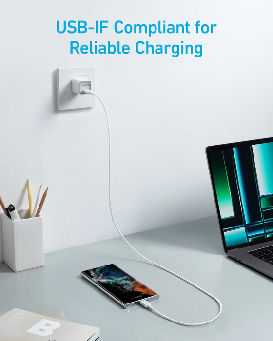 Anker 322 USB C to USB C Cable 3FT Braided - Black [A81F5H11]