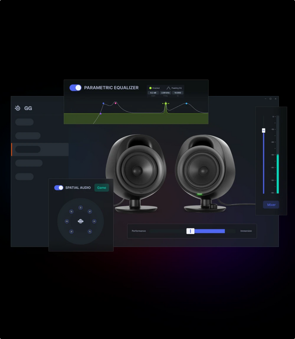 SteelSeries Arctis Arena 3 Full-Range 2.0 Gaming Speaker [61534]