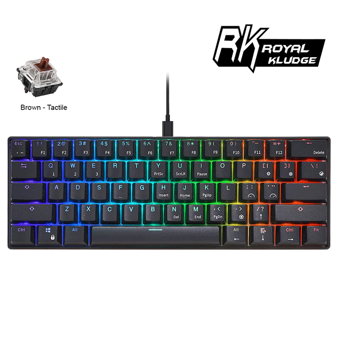 Royal Kludge RK61 RGB Mechanical Keyboard Hot Swappable