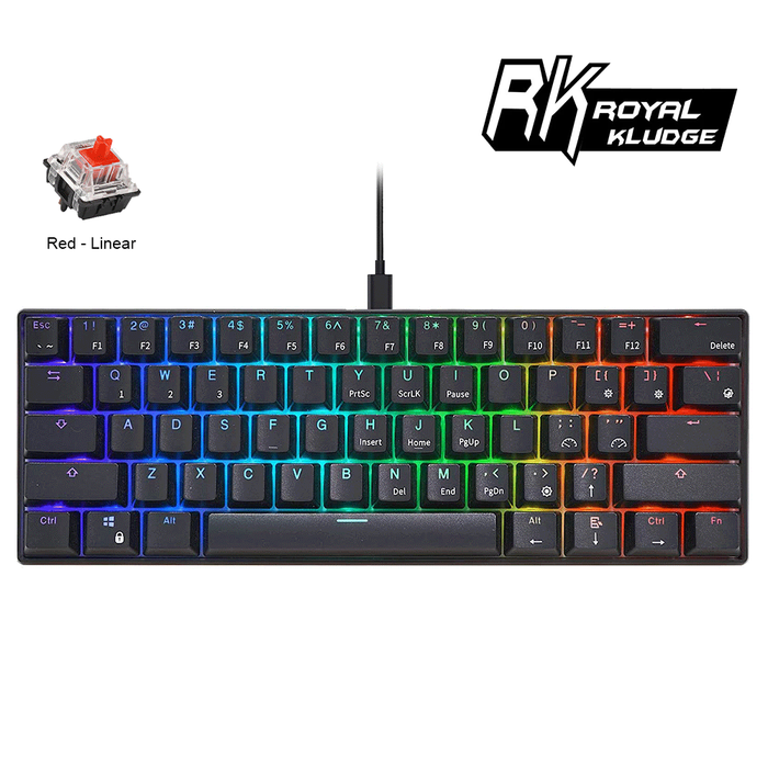 Royal Kludge RK61 RGB Mechanical Keyboard Hot Swappable