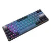 Royal Kludge RK61Plus Tri-Mode RGB Mechanical Keyboard - Black/White Brown Tactile