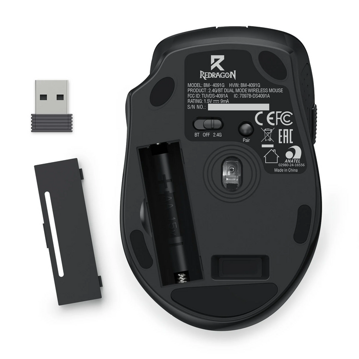Redragon Wireless Mouse (BM-4091) 2.4G/BT