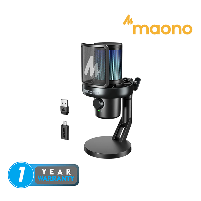 Maono DM40 Pro WL RGB Condenser Gaming Desktop Mic