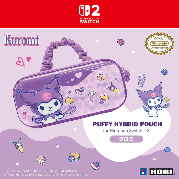 Hori 3D Hybrid Hard Pouch for Nintendo Switch 2 - Kuromi [NSX-235A]