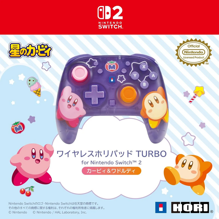 Hori Wireless Horipad Turbo for Nintendo Switch 2 - Kirby & Waddle Dee [NSX-124A]