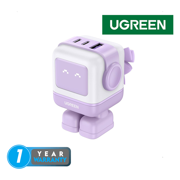 UGreen Nexode RG 3-Port GaN Fast Charger Purple [CD361/35314]