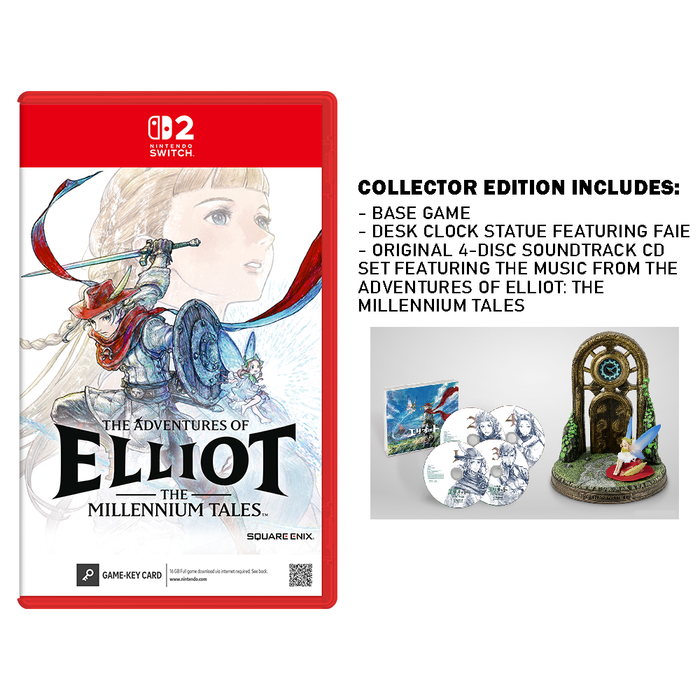 Nintendo Switch 2 The Adventures of Elliot The Millennium Tales Collector's Edition Day 1 Edition - Game-Key-Card (ASI)