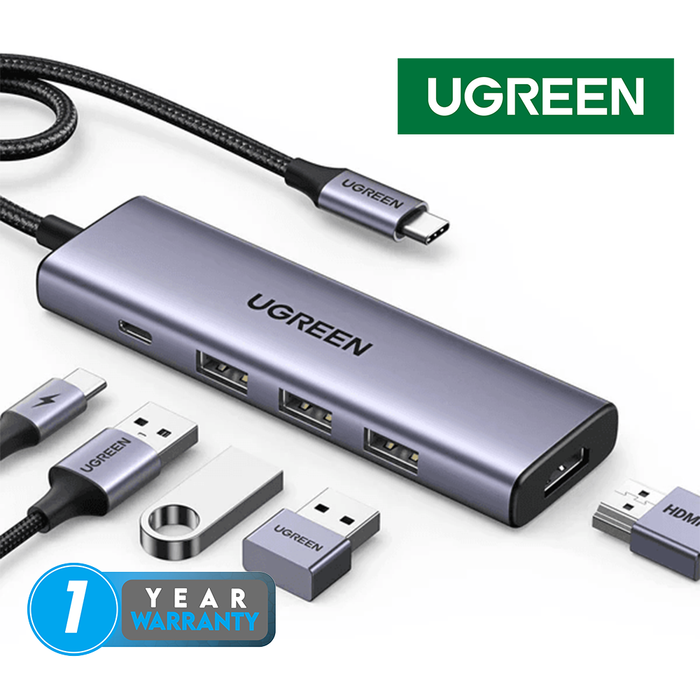 UGreen 5-in-1 USB-C Multifunction Adapter [CM511/15596]