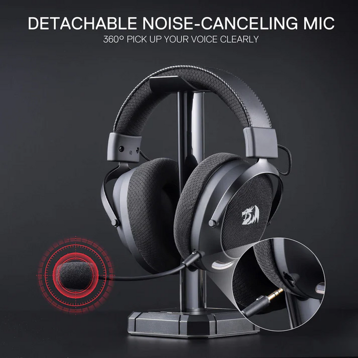 Redragon HEADSET WIRELESS (H858) ARROW PRO CARBON BLACK