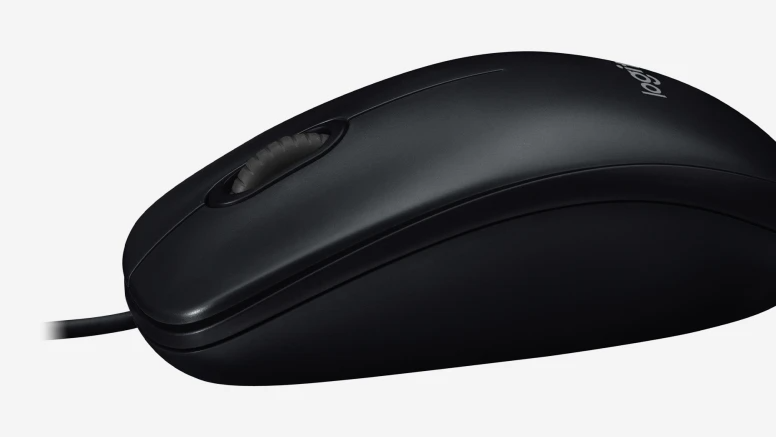 Logitech M100r Corded Mouse - Black
