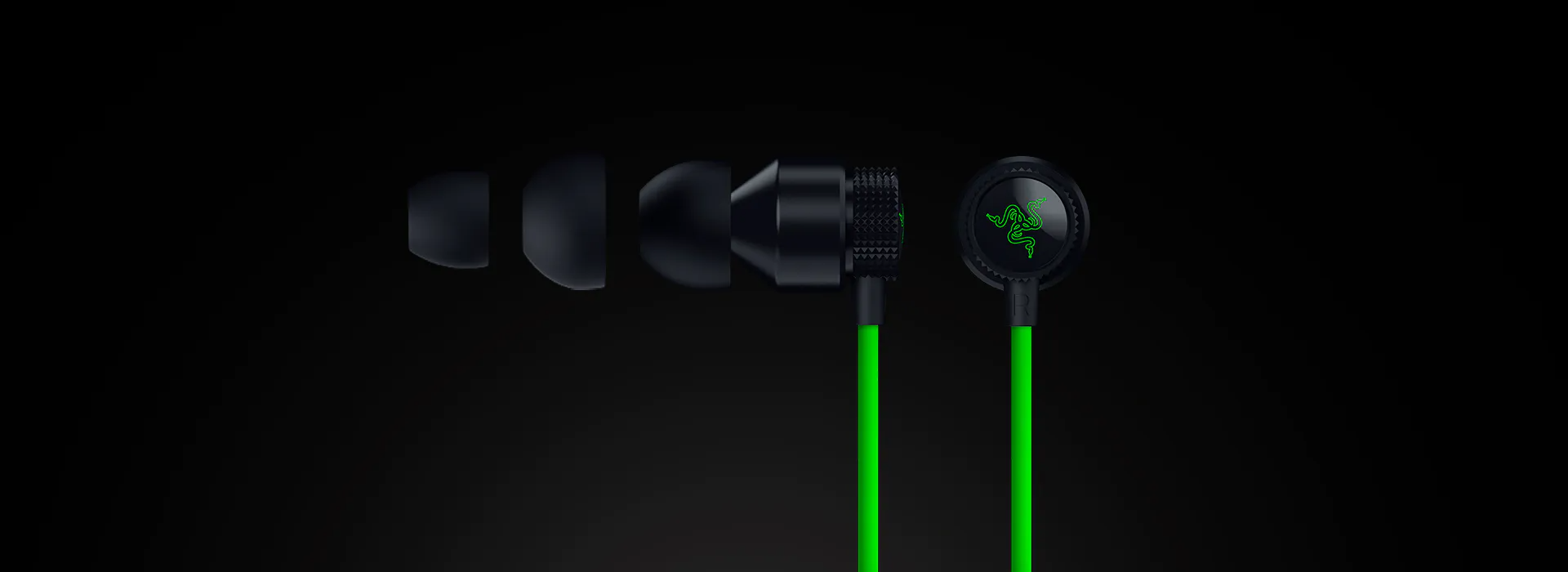 Razer Hammerhead V3 Wired Gaming Earbuds - Black [12-05590100-R3AC]