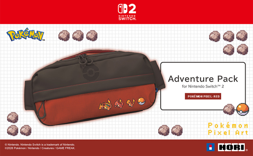Hori Adventure Pack for Nintendo Switch 2 - Pokemon Pixel