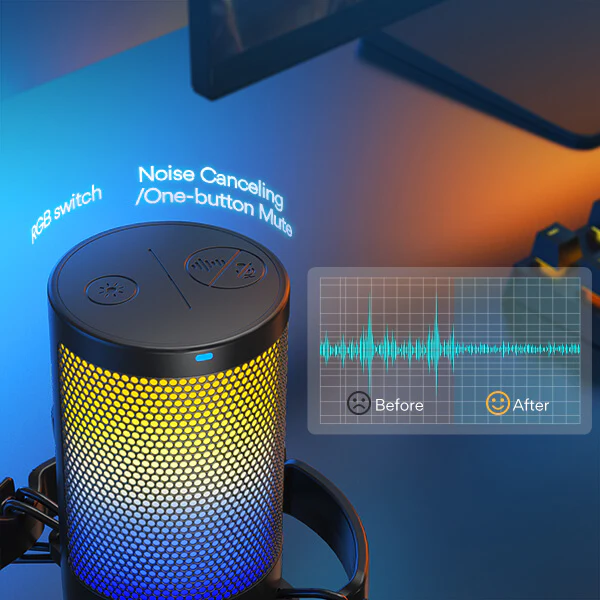 Maono DGM20G RGB Gaming Usb Microphone