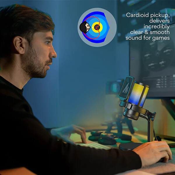 Maono DGM20G RGB Gaming Usb Microphone