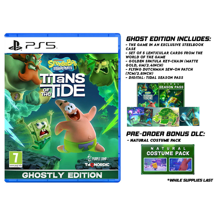 PS5 Spongebob SquarePants : Titans of the Tide - Ghostly Edition (R2)